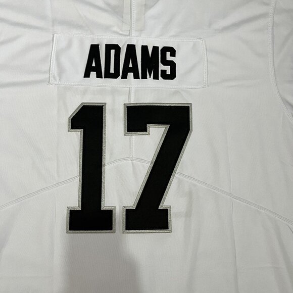 NFL Las Vegas Raiders White Jersey #17 Adams - Picture 6 of 6